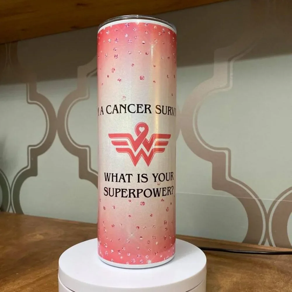 Cancer Survivor 20 oz Tumbler - Picture 3 of 3